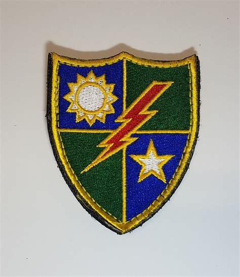 Patch 75th Dui Shield Cloth Scroll Factory