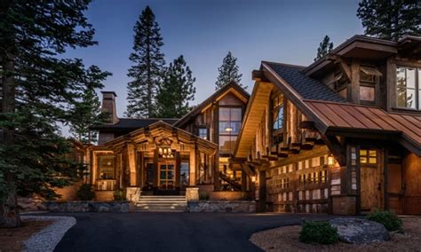 Luxury Log Cabin Homes Mountain Cabin Style Home Rustic