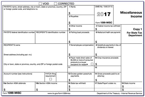 1099 Employee Form Printable