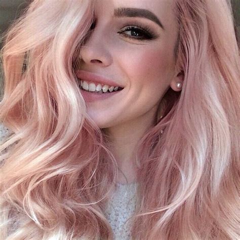 Blond Pink Hair Pink Hair Color Ideas From Pastel To Rose Gold See