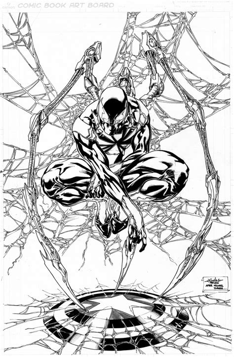 Iron spider coloring pages are a fun way for kids of all ages to develop creativity, focus, motor skills and color recognition. Iron Spider Coloring Pages at GetColorings.com | Free ...