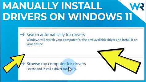 How To Manually Install Drivers On Windows 11 Youtube