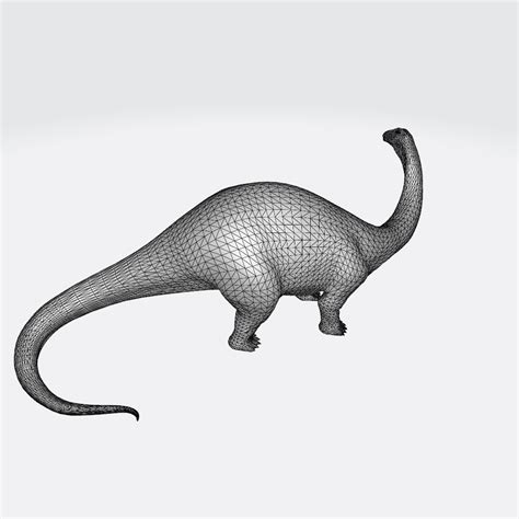 Apatosaurus Dinosaur 3d Model Ready To Print Stl Fbx Obj