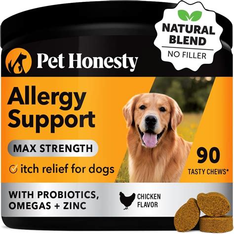 Pet Honesty Dog Allergy Relief Immunity Max Strength Dog