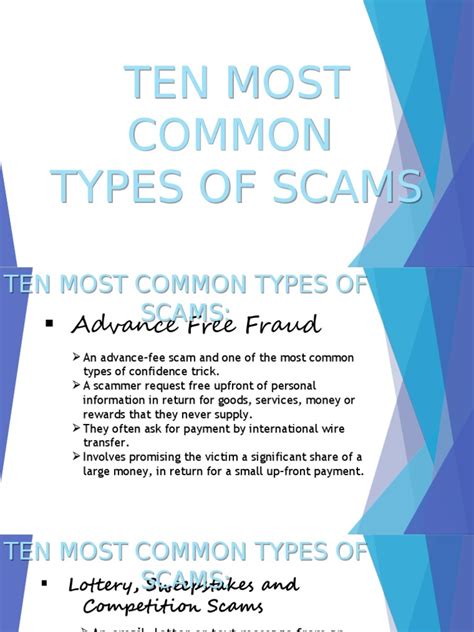 10 Most Common Types Of Scam Pdf Spamming Automated Teller Machine