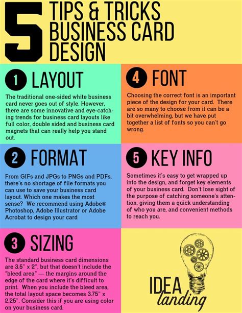 Top 5 Tips On How To Layout Your Business Card Business Cards