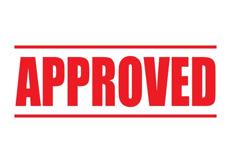 Approved Png Transparent Image Download Size 1123x794px