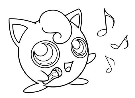 Pokemon jigglypuff singing coloring pages | Pokemon jigglypuff, Pokemon coloring pages, Pokemon