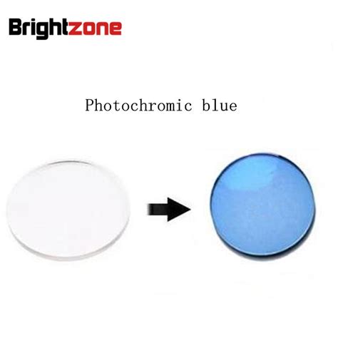 Superb Quality Rx Lenses 1 56 Photochromic Blue Hmc Uv Ar Cr39 Resin Eyeglasses Prescription