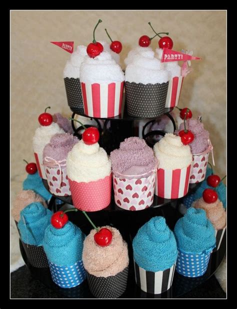 Items Similar To Towel Cup Cake On Etsy