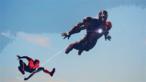 Iron Man And Spider Man Wallpaperhd Superheroes Wallpapers4k