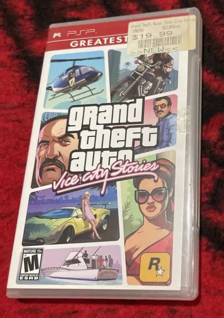 Grand Theft Auto Vice City Stories Sony Playstation Psp Complete W Map