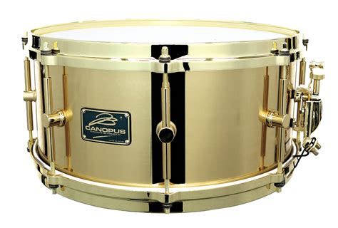 The Brass Snare Drum Limited Edition With All Gold Parts Canopus Drums