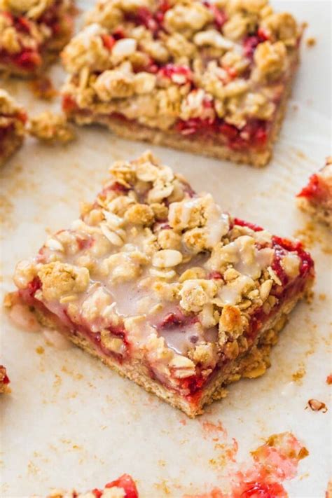 Easy Strawberry Oatmeal Bars How To Make It Little Sunny Kitchen
