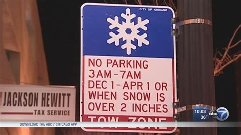 Chicago Winter Overnight Parking Ban Begins Early Thursday Morning