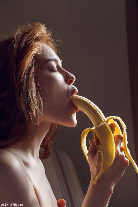 Pale Redhead Jia Lissa Fingers Her Teen Pussy After Eating A Banana