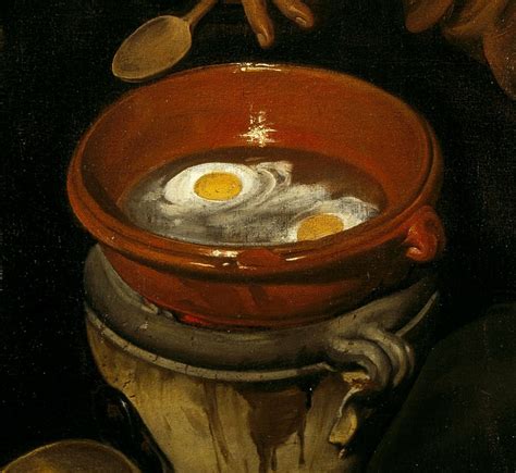 Vieja Friendo Huevos La Cámara Del Arte