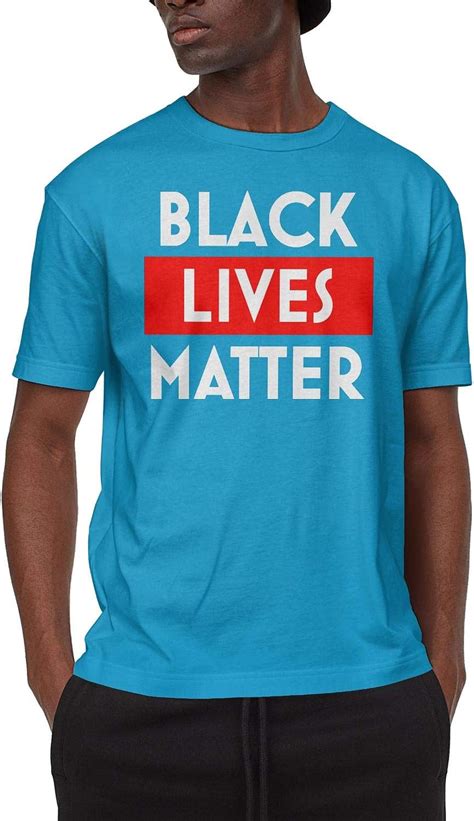 Men Black Lives Matter T Shirts Funny Travel Crew Neck T
