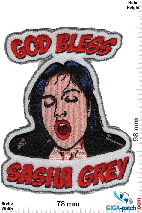 Sex God Bless Sasha Grey Patch Back Patches Patch Keychains Stickers Giga