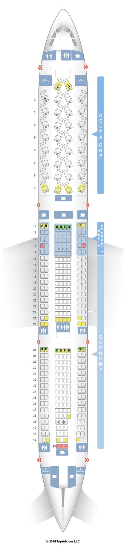 Seatguru Seat Map Delta Airbus A