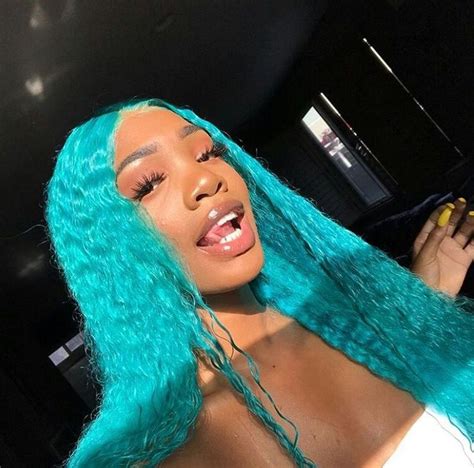 💥for More Lit Pins Follow Glowxsin 💥 Hair Styles Blue Hair Human