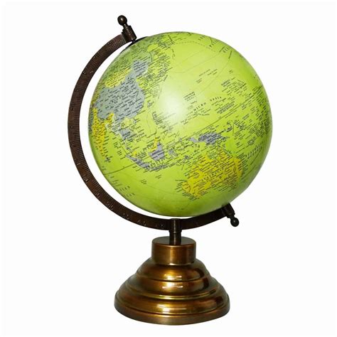 Big Desktop Rotating Globe World Earth Globes Ocean Geography Table