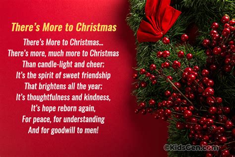 Christmas Poems For Parents From Kids