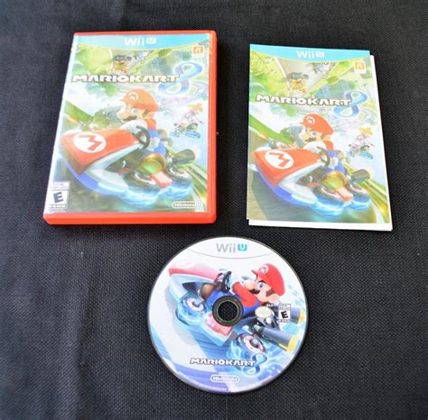Mario Kart 8 Nintendo Wii U Game Complete Wcasemanual Cover Artwork