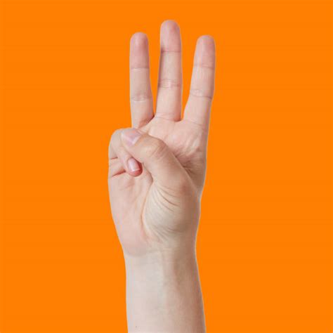 Three Fingers Up Stock Photos Pictures And Royalty Free Images Istock