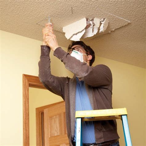 I don't know the first thing about doing a textured ceiling, so help is very appreciated. How to Patch a Textured Ceiling | Ceiling texture, Drywall ...
