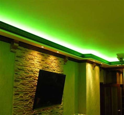 Suspended ceiling with recessed spotlights. 30 Glowing Ceiling Designs with Hidden LED Lighting ...