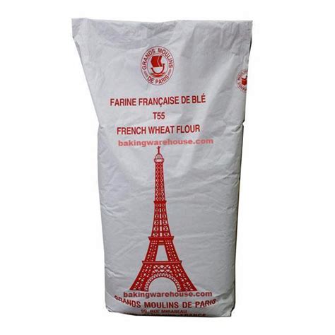 t55 french bread flour 25kg grand moulins de paris moul bie t55 bakingwarehouse