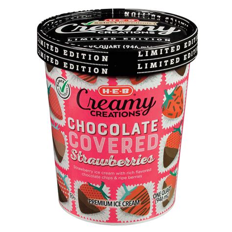 H E B Select Ingredients Creamy Creations Chocolate Covered