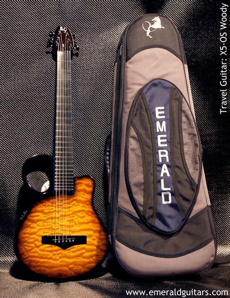 Our Smallest Travel Guitar The X5 Os With Its Premium Gigbag Guitar