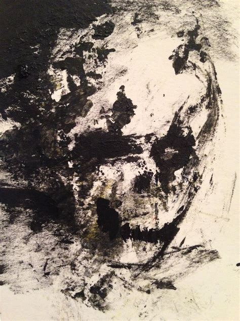 Abstract Zombie Horror Art Acrylic Original Aceo Jack Larson 35