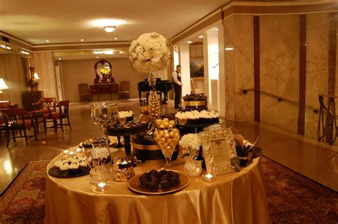 Turquoise and gold dessert table. glamorous | Gold dessert, Candy table, Black dessert