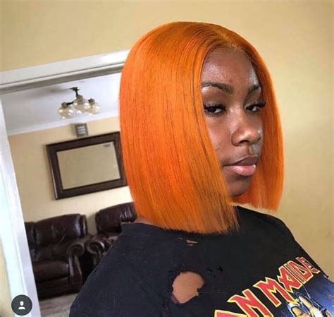 Nicole Noire Hair On Twitter This Is How You Rock A Bob 🧡🧡🧡⠀