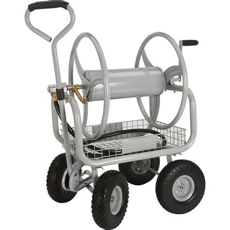 Not only will it protect your hose from damage, but it will. Strongway Garden Hose Reel Cart — Holds 5/8in. x 400ft.L ...