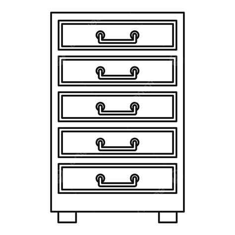 Cupboard Black And White Clipart