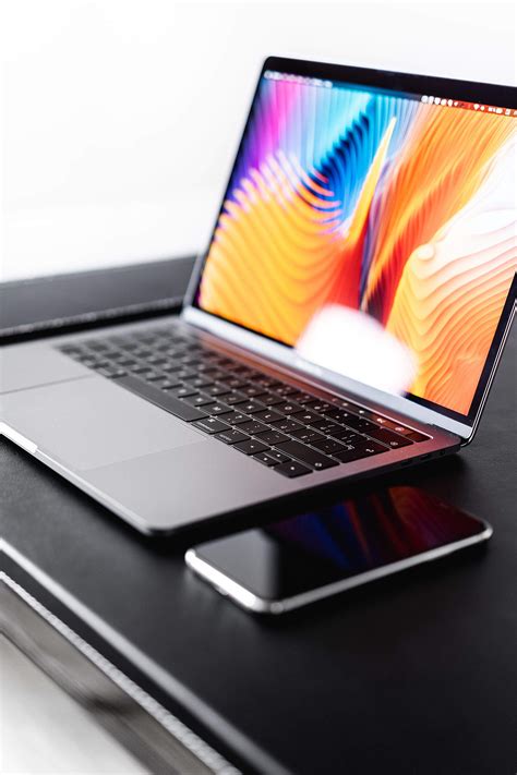 New Macbook Pro With Iphone Free Stock Photo Picjumbo