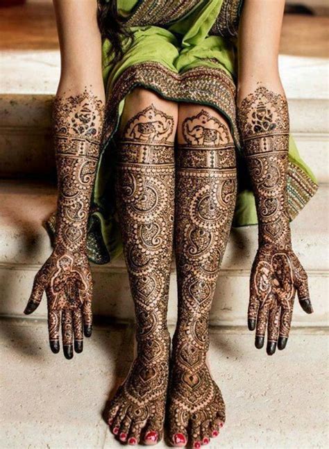 Mehndi Desi Bride Bridal Mehendi Designs Indian Henna Henna