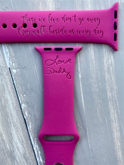 Custom Engraved Apple Watch Bands Etsy