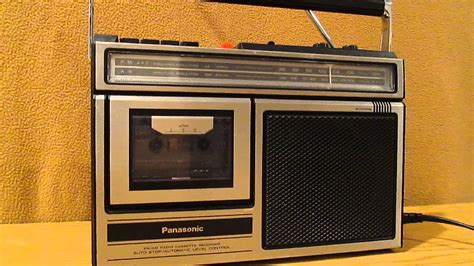 Vintage Panasonic Boombox Amfm Cassette Model Rx 1450 Youtube