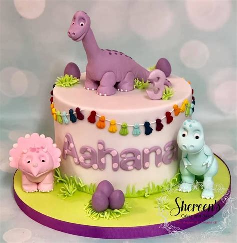 Girl Dinosaur Cake Dinosaur Birthday Cakes Dino Birthday Cake