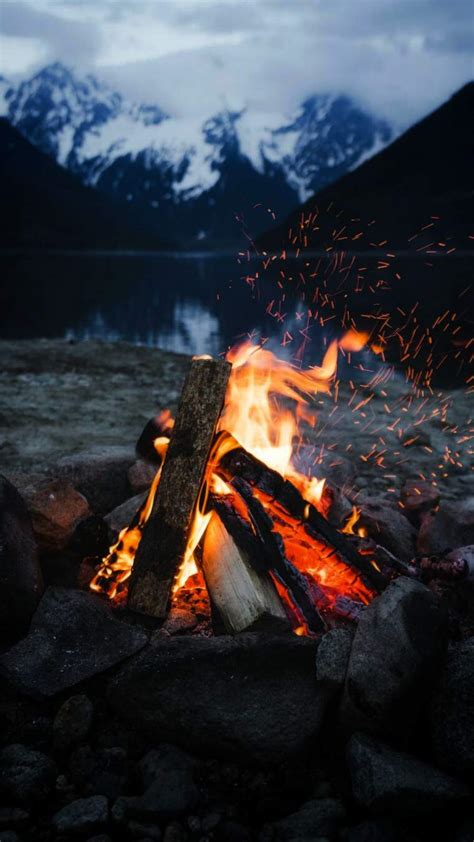 Camping Fire Iphone Wallpaper Iphone Wallpapers Iphone Wallpapers