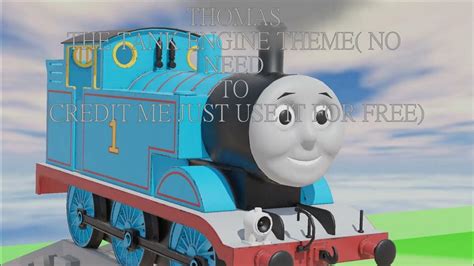 Thomas The Tank Engine Theme Song Blenderandvideopadanimations Youtube