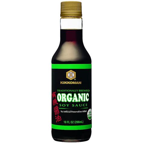 Kikkoman Organic Soy Sauce 10 Oz Pack Of 6 Shop Gourmet