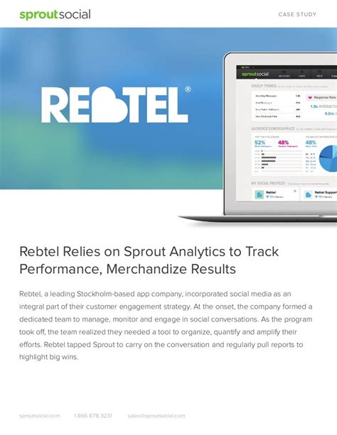 Case Study Rebtel And Sprout Social