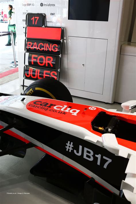 Jules Bianchis Car Marussia Sochi Autodrom 2014 Marussia F1 Manor