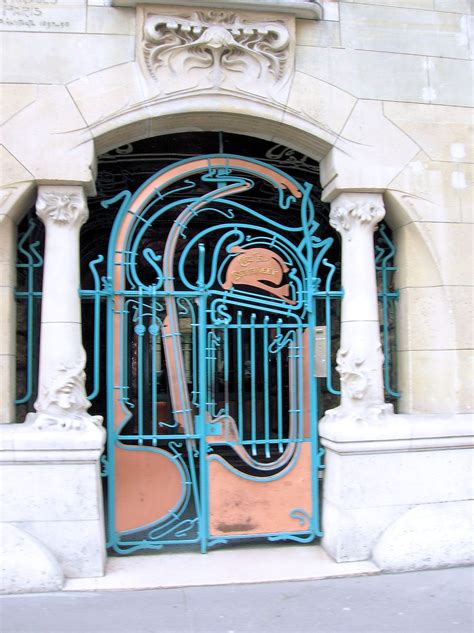 Le Castel Beranger Guimard Art Nouveau Architecture Paris Door